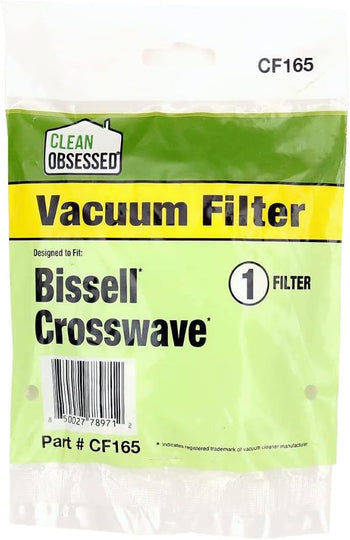 Clean Obsessed Replacement Filter Designed To Fit Bissell Crosswave 1785, 2306, 2551 & 2554 Series, Replaces OEM # 1608684, 1866