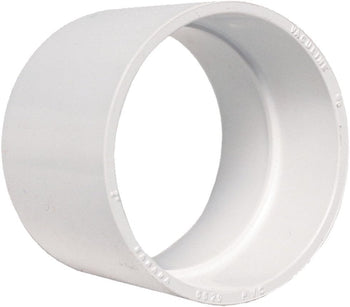 Straight 2" PVC Coupling, 5 Pack