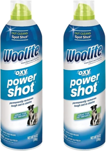 Bissell Woolite Oxy Deep Power Shot Fresh Scent Carpet Cleaner 14 oz. Liquid, Pack of 2