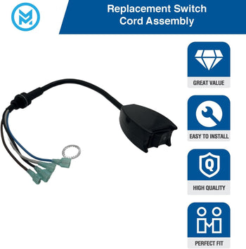 Replacement Switch Cord Assembly For ProTeam Backpacks Replaces Part # 101610