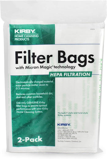 Kirby Allergen Plus Micron Magic HEPA Vacuum Bags (2-Pack) - Part 205814