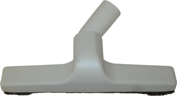 Fitall Generic Plastic Floor Brush with Horse Hair Bristles Tool Attachment Fits 1.25 Inch Vacuum Cleaner Wands, 10 Inch Wide Cleaning Path, White.