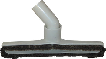 Fitall Generic Plastic Floor Brush with Horse Hair Bristles Tool Attachment Fits 1.25 Inch Vacuum Cleaner Wands, 10 Inch Wide Cleaning Path, White.