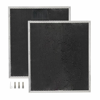 Broan-NuTone HPF30 Replacement Charcoal Filter (XC) for Dual Filter Ductless Range Hoods, Carbon Air Filter, 2 Count (Pack of 1)