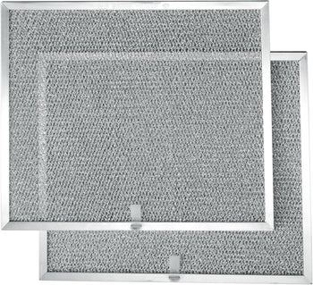 Broan-NuTone BPS1FA30 Aluminum QS1 Series Range Hoods, Kitchen Exhaust Grease Filter, 2 Count (Pack of 1), Grey, 2 Set