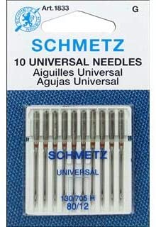 Schmetz Universal Needle Size 80/12 10pc
