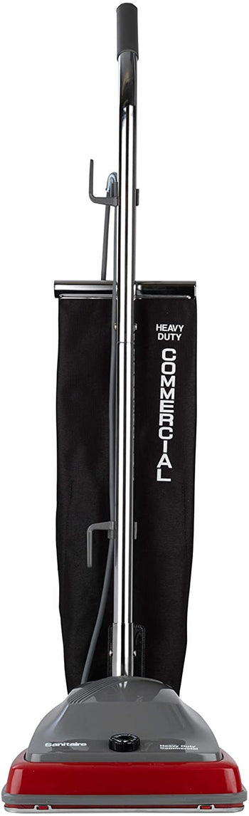 Sanitaire SC679J Commercial Shake Out Bag Upright Vacuum Cleaner with 5 Amp Motor, 12" Cleaning Path