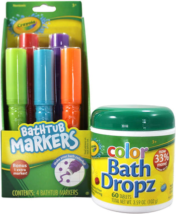  Crayola Bathtub Markers 4 Count + Crayola Bathtub