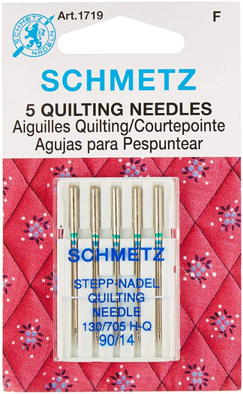 Euro-Notions 71834 Quilt Machine Needles-Size 14/90 5/Pkg