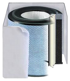 Austin Air Bedroom Machine Replacement Filter with Prefilter, FR402