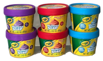 Crayola Whipped Soap, Assorted 6 Pack, QQ1396HBAZA