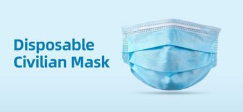 High Quality Disposable Facemasks, 3 Layer Technology with Adjustable Nose Piece