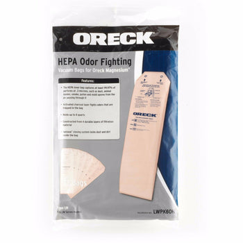 Oreck, O-LWPK6OH Paper Bag, Magnesium HEPA Odor Fighting 6Pk