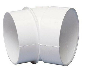 Central Vacuum 2" PVC 45° Street Elbow